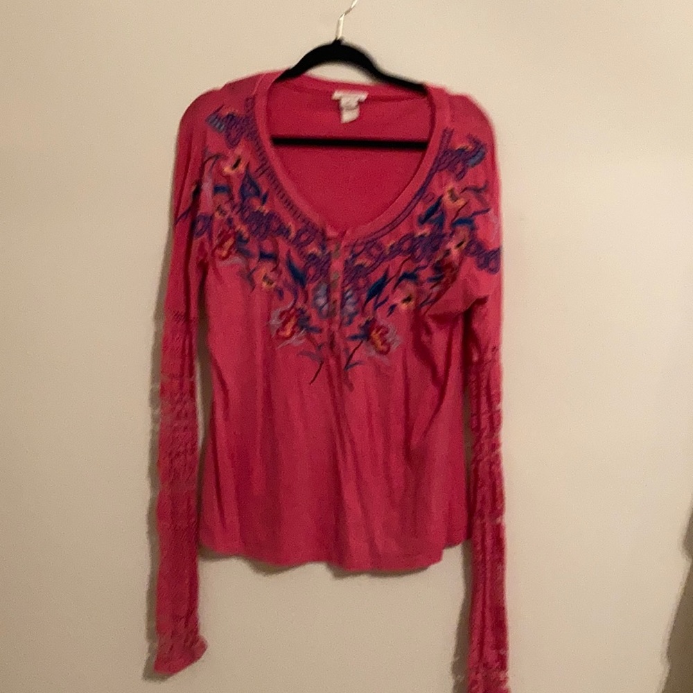 Embroidered top